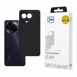 3mk Matt Case -suojakuori Realme C67 5G:lle - musta