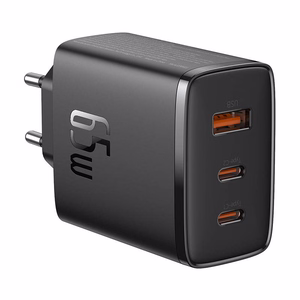 Baseus OS-Cube Pro seinälaturi 2x USB-C + USB 65W musta