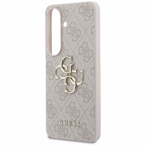 Guess 4G Big Metal Logo Suojakuori Samsung Galaxy S26 Plus vaaleanpunainen