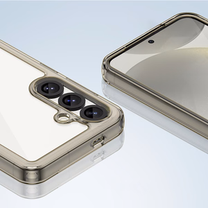 Outer Space Suojakuori Samsung Galaxy S25 Edge:lle joustava runko - läpikuultava, musta