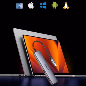Adapter Ugreen "CM473" (Input: "Type-C" / Ouput: 2x "USB"; 2x "Type-C")