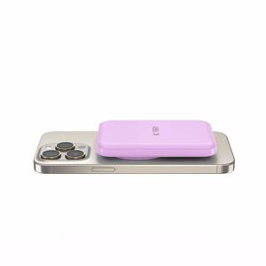 Tech-Protect LifeMag MagSafe PB10 5000mAh Power Bank - vaaleanpunainen