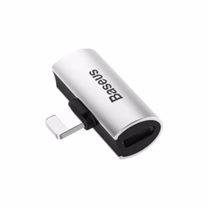 Adapter Baseus L46 White (Input Lightning / Output 2x Lightning)