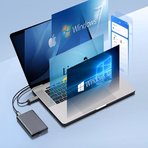 Orico AM2C3-2N kaksoislevykotelo kahdelle M.2 NVME USB-C 3.2 10Gb/s asemalle - harmaa
