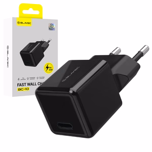 Blavec seinälaturi BC-10 – Type C – PD 25W 3A (TCBC10-CB253A), musta