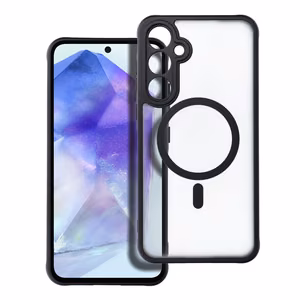 FULL MATTE MAG COVER puhelimen kuori, MagSafe-yhteensopiva, SAMSUNG A55, musta