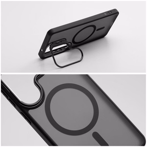 Suojakuori Samsung S26 ULTRA Forcell F-Protect Shadow Stand Premium MagSafe-yhteensopiva musta