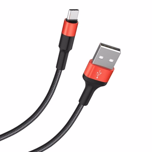 Hoco USB-A - USB-C -kaapeli 2A 1 m X26 musta-punainen