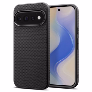 Spigen Liquid Air -suojakuori Google Pixel 11 Pro -mallille, mattamusta