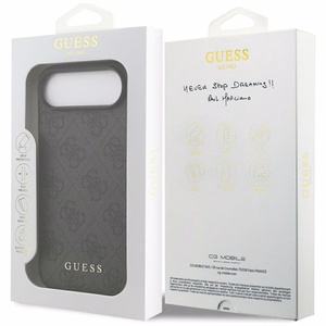 Guess 4G Classic Suojakuori iPhone 17 Air:lle - Musta