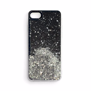 Star Glitter Shining Cover iPhone 13 Pro:lle musta