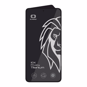 Tempered glass Tel Protect 10X Privacy Titanium for Samsung Galaxy S26 (with fingerprint unlock)