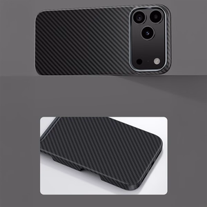 Benks Magneettinen Armor Air Kevlar Suojakuori Metal Frame 600D (0070) iPhone 17 Pro Max:lle musta
