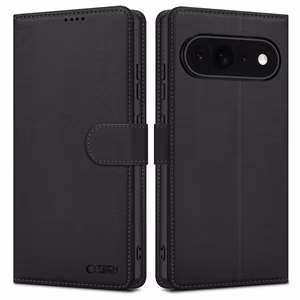 Tech-Protect Wallet -suojakuori mallille Google Pixel 11 / 11 Pro – mattamusta