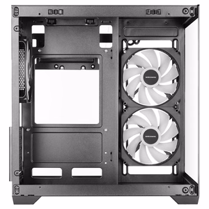 Mars Gaming MCVIEW3 – Mini Tower computer case, black