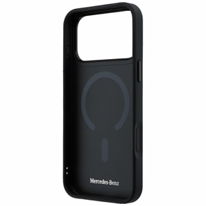 Mercedes 3D MagSafe nahkainen suojakuori malleille iPhone 18 Pro Max / 17 Pro Max, musta
