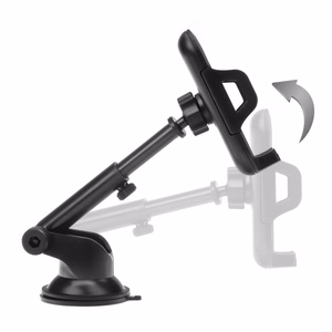 Car phone holder Forcell F-Grip Carbon Bracket mounting arm windshield / dashboard black