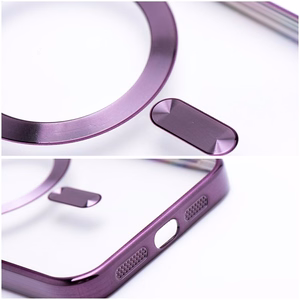 Suojakuori iPhone 11 PRO:lle Electro Mag Cover yhteensopiva MagSafen kanssa violetti