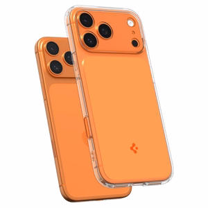 Spigen Thin Fit MagSafe Suojakuori iPhone 17 Pro:lle - Läpinäkyvä Oranssi
