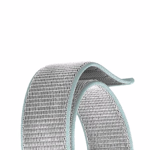 Crong Nylon Sport strap for Apple Watch 38 / 40 / 41 mm and 42 mm (Series 10 / 11), pastel grey