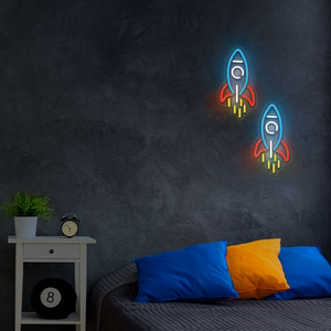 Neon PLEXI LED ROCKET moniväri NNE18 Neolia