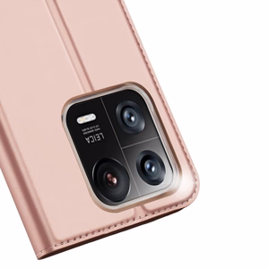 Dux Ducis Skin Pro Suojakuori Xiaomi 13 Pro läppäkotelo korttiLompakko jalusta vaaleanpunainen
