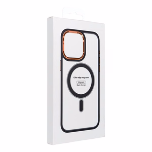Suojakuori Samsung S26:lle Color Edge Mag Cover yhteensopiva MagSafe musta-punainen