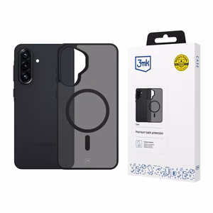 3mk Smoke MagCase -suojakuori Samsung Galaxy A37:lle - harmaa-läpikuultava