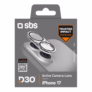 SBS Camera Glass kamerasuoja D3O-teknologialla iPhone 17:lle