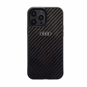 Audi Carbon Fiber iPhone 14 Pro 6.1" black/black hardcase AU-TPUPCIP14P-R8/D2-BK