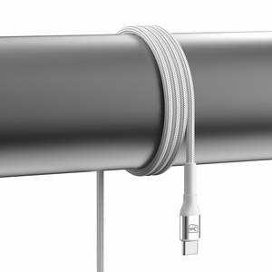 3mk Hyper Cable N-SERIES USB-A / USB-C 1m 9V/2A 18W - valkoinen