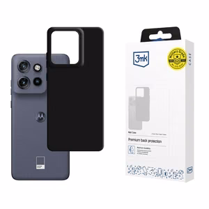 3mk Matt Case Motorola Edge 50 Neo:lle - Musta