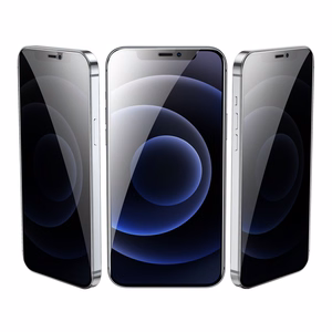 Borofone Tempered glass BF7 Diamond Armor Full Screen Anti-spy for Iphone 12/12 Pro - 10 pieces