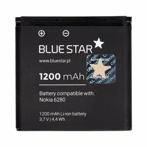 Akku Nokia 6280 / 9300 / 6151 / N73:lle 1200 mAh Blue Star Premium