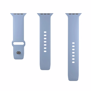 Puro Icon Silikoninen Hihna Apple Watch 38 / 40 / 41 mm:lle - Vaaleansininen (2 kpl)