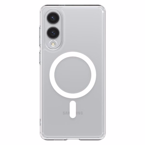 Spigen Ultra Hybrid Mag Suojakuori MagSafella Samsung Galaxy S25 Edge:lle - läpinäkyvä