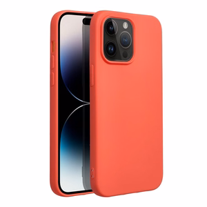 Silikoninen Suojakuori iPhone 14 PRO MAX:lle persikka
