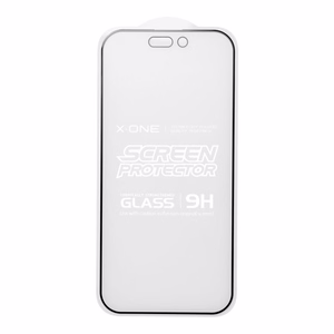 X-ONE Full Cover Extra Strong Matte - for iPhone 14 Pro tempered glass 9H