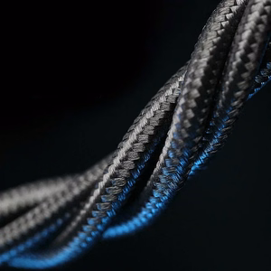 Blavec Cable Raptor braided - Type C to Type C - PD 100W 5A 1 metre Apple CarPlay/Android Auto (CRA-CC5BG10) black-grey