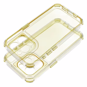 Suojakuori iPhone 16e (SE 4 2025) / 17e:lle Matrix Clear keltainen