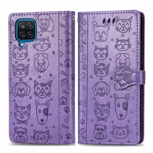 Case Cat-Dog Samsung A155 A15 4G/A156 A15 5G purple
