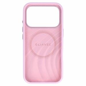 Liavec Silky -suojakuori metallisella kamerakehyksellä mallille iPhone 18 Pro Max/17 Pro Max, vaaleanpunainen