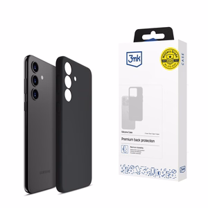 3mk Silicone Case Samsung Galaxy S24+:lle - musta