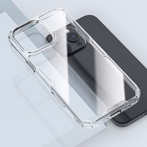 Nillkin Nature Pro kotelo iPhone 16 Pro Max - lapinakyvä ja valkoinen