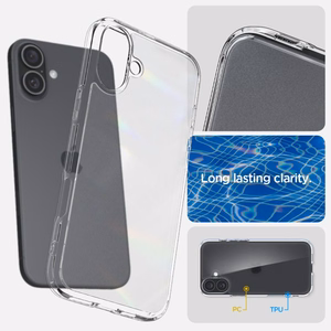Spigen Ultra Hybrid Suojakuori iPhone 16 6,1 huurrekirkas