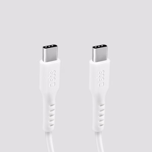 SBS TECABLETCC10W USB-C Kaapeli - USB-C Power Delivery 25W 1m - valkoinen