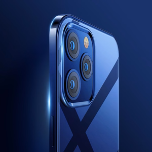 Joyroom Uusi kaunis sarja erittäin ohut kotelo galvanoitu kehys iPhone 12 Pro Max musta (JR-BP796)
