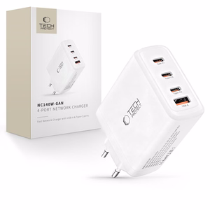 Tech-Protect NC140W-GAN 4-Port 140W Wall Charger - White
