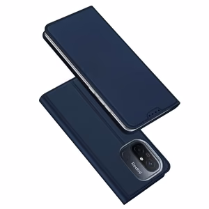 DUX DUCIS Skin Pro -lompakkosuojakuori Redmi 12C:lle sininen