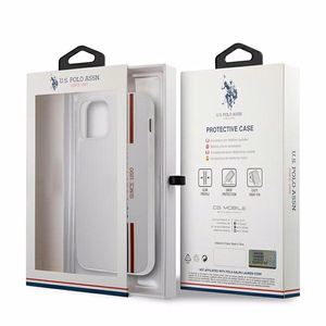 US Polo USHCP12SPCUSSWH iPhone 12 mini 5,4" valkoinen Tricolor Collection
